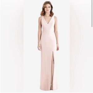 Dessy Blush Maxi Dress